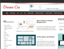 Tablet Screenshot of dreamcss.com